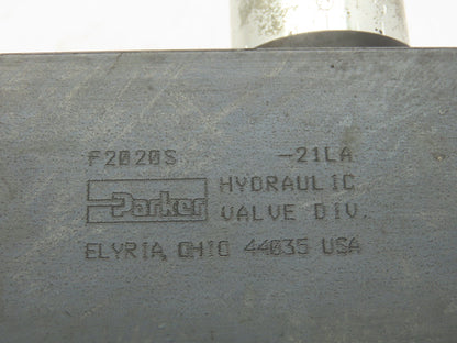 Parker F2020S Colorflow Hydraulic Flow Control Valve 70 GPM 3000 PSI SAE-20