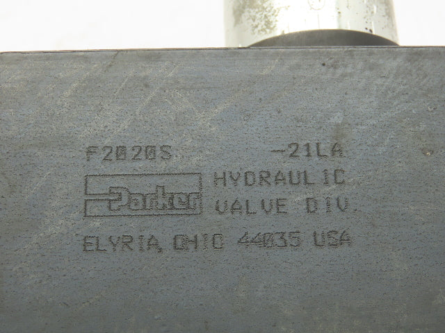 Parker F2020S Colorflow Hydraulic Flow Control Valve 70 GPM 3000 PSI SAE-20