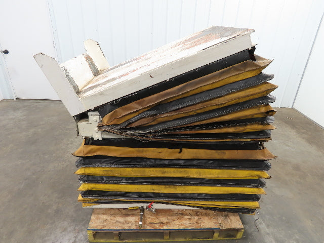 Omni Ergonomics Air Pneumatic Scissor Lift Table 2700LBS 33x43" Top 25° Tilt