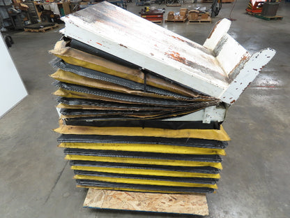 Omni Ergonomics Air Pneumatic Scissor Lift Table 2700LBS 33x43" Top 25° Tilt