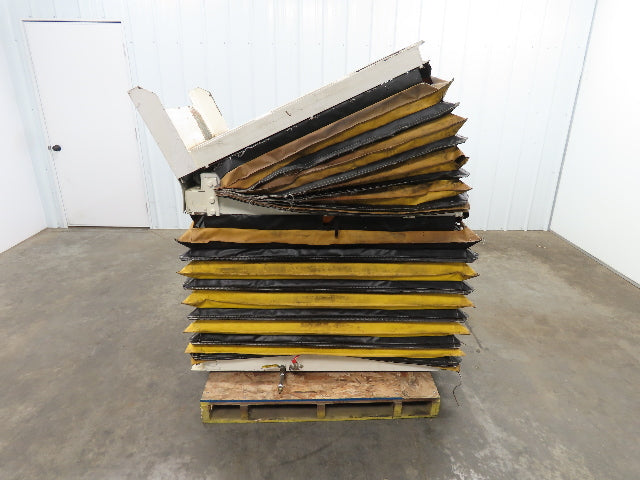 Omni Ergonomics Air Pneumatic Scissor Lift Table 2700LBS 33x43" Top 25° Tilt