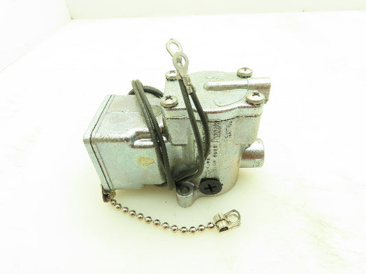 Parker K065 6035 L-Pilot Valve 110/120V Solenoid Manifold Mount