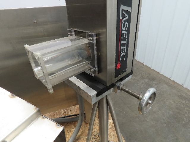 Lasetec High Speed Laser Coding Marking Printer Stainless Enclosure 15.8W