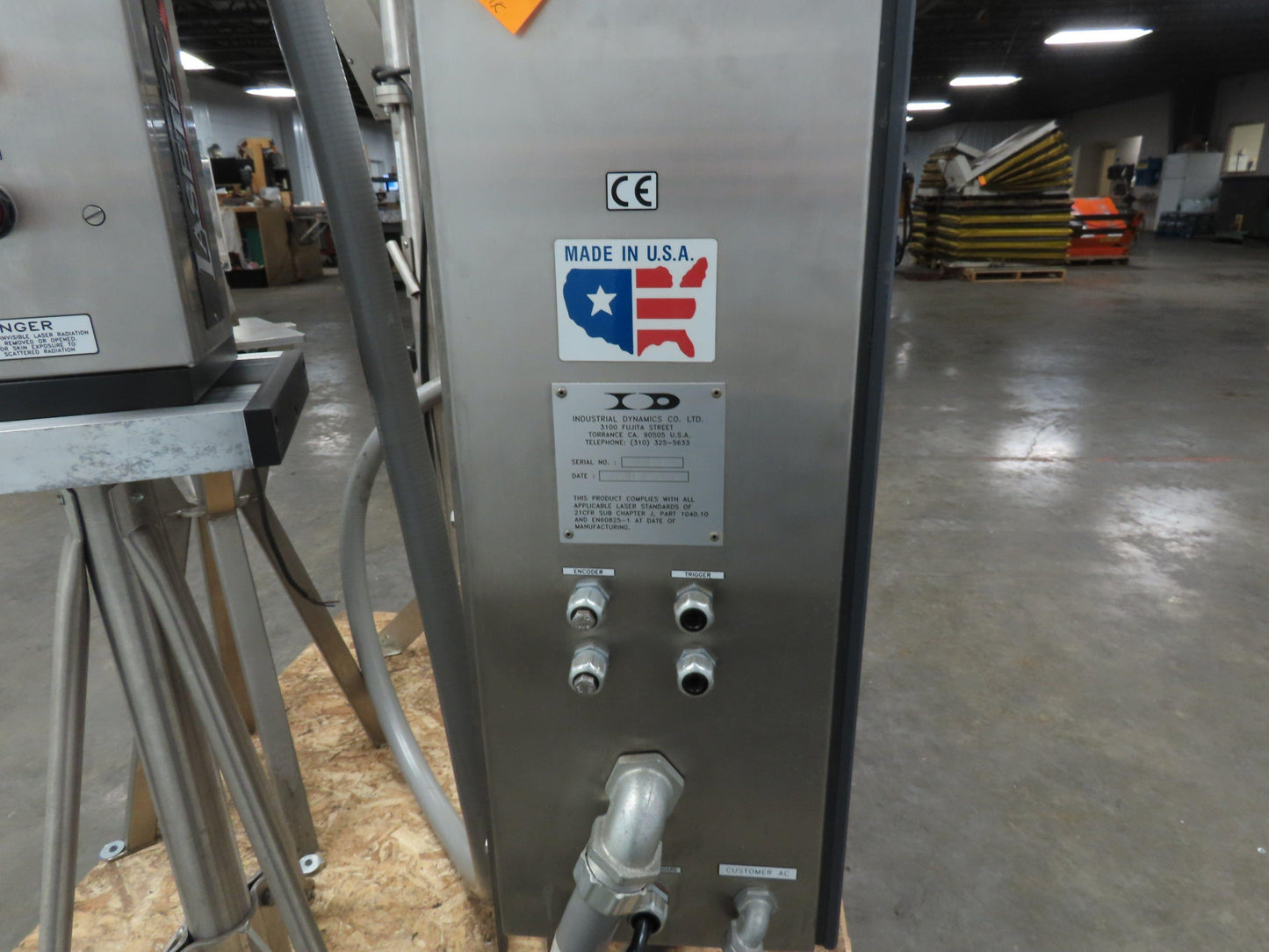 Lasetec High Speed Laser Coding Marking Printer Stainless Enclosure 15.8W