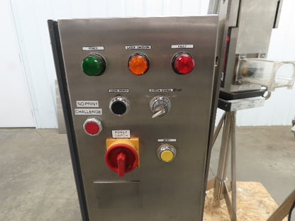 Lasetec High Speed Laser Coding Marking Printer Stainless Enclosure 15.8W