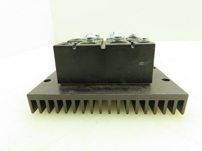 Morris R74928F1 Thyristor SCR Bridge Rectifier 46A Heat Sink P&H