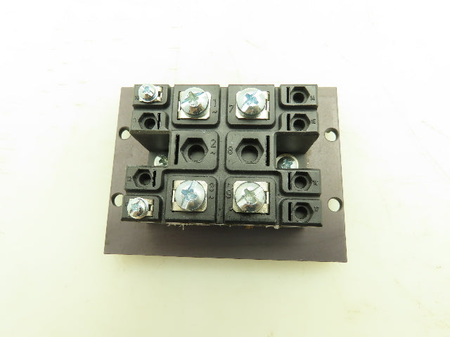 Morris R74928F1 Thyristor SCR Bridge Rectifier 46A Heat Sink P&H