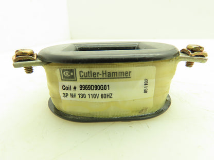 Eaton Cutler Hammer 9969D90G01 Westinghouse Coil 110V Sz 0-1 Type N