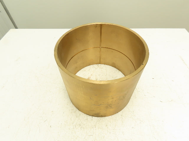 10.25" ID 11" OD 8.75"L Bronze Grooved Plain Bearing Bushing Sleeve