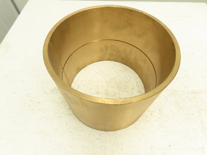 10.25" ID 11" OD 8.75"L Bronze Grooved Plain Bearing Bushing Sleeve