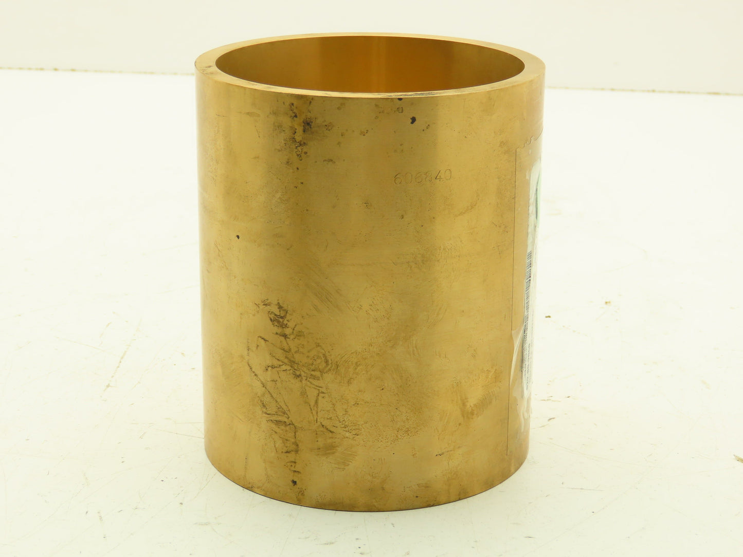 3-3/4" ID 4-1/4" OD 5"L Bronze Plain Sleeve Bearing Bushing