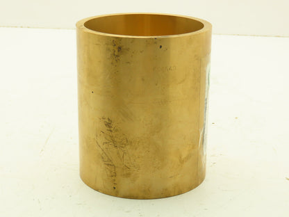 3-3/4" ID 4-1/4" OD 5"L Bronze Plain Sleeve Bearing Bushing