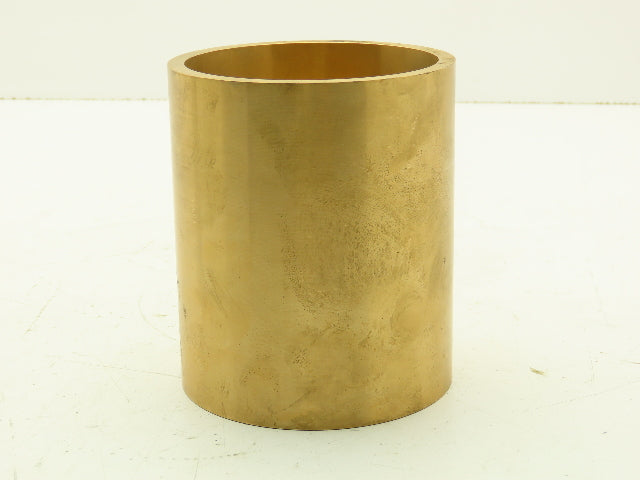 3-3/4" ID 4-1/4" OD 5"L Bronze Plain Sleeve Bearing Bushing