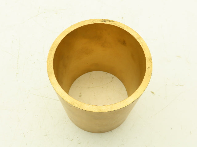 3-3/4" ID 4-1/4" OD 5"L Bronze Plain Sleeve Bearing Bushing