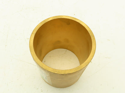 3-3/4" ID 4-1/4" OD 5"L Bronze Plain Sleeve Bearing Bushing