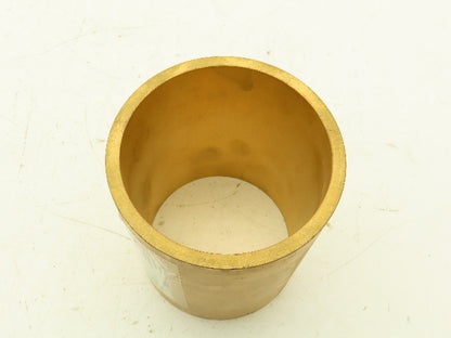 3-3/4" ID 4-1/4" OD 5"L Bronze Plain Sleeve Bearing Bushing