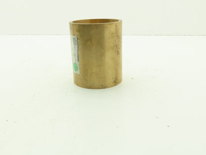 3-3/4" ID 4-1/4" OD 5"L Bronze Plain Sleeve Bearing Bushing