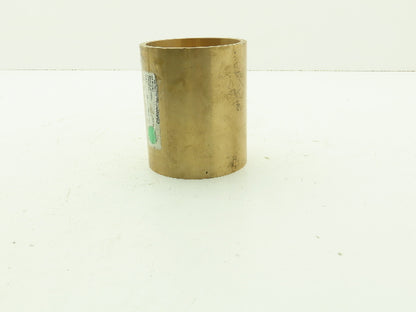 3-3/4" ID 4-1/4" OD 5"L Bronze Plain Sleeve Bearing Bushing