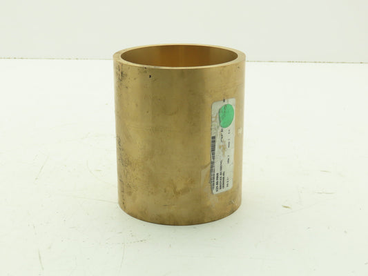3-3/4" ID 4-1/4" OD 5"L Bronze Plain Sleeve Bearing Bushing