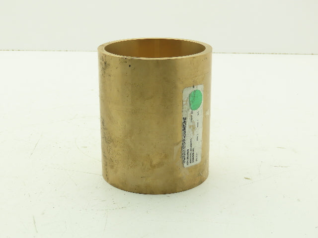 3-3/4" ID 4-1/4" OD 5"L Bronze Plain Sleeve Bearing Bushing
