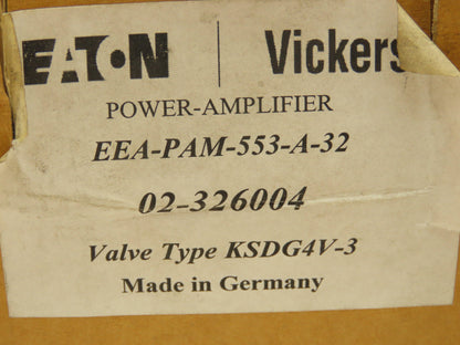 Vickers EEA-PAM-553-A-32 Eaton Proportional Valve Power Amplifier Card Module