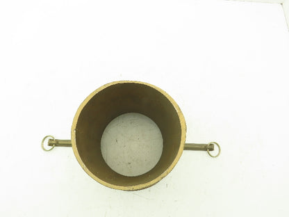 Dixon 600-C-BR Brass Camlock Cam & Groove 6" Female C Coupler x Hose Barb Shank