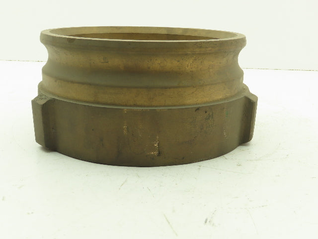 800-A-BR Brass Camlock Cam & Groove 8" Male Type A Adapter x Female NPT