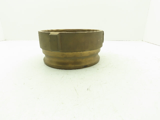 800-A-BR Brass Camlock Cam & Groove 8" Male Type A Adapter x Female NPT