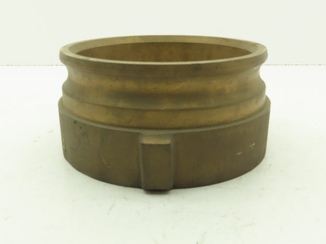 800-A-BR Brass Camlock Cam & Groove 8" Male Type A Adapter x Female NPT