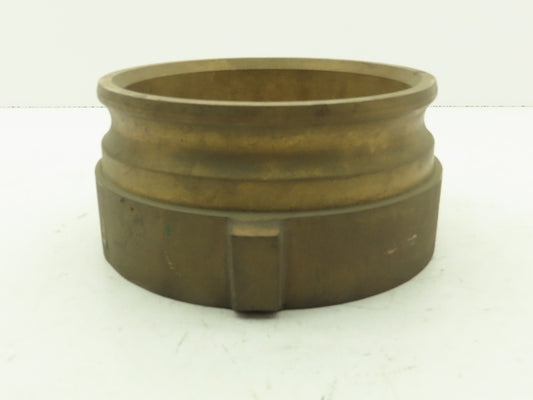 800-A-BR Brass Camlock Cam & Groove 8" Male Type A Adapter x Female NPT