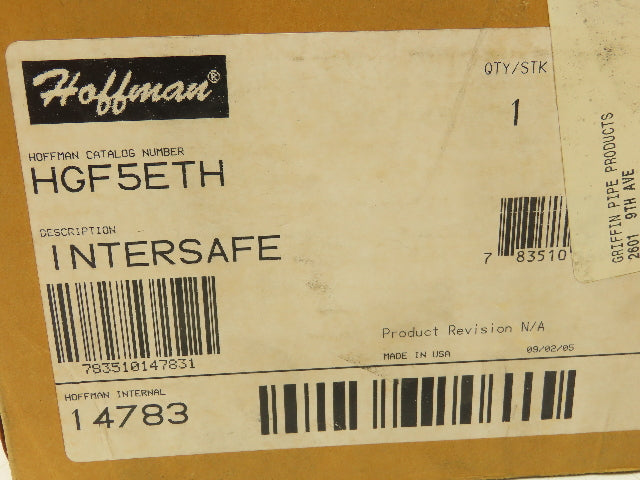 Hoffman HGF5ETH Data Interface Port for Ethernet Profinet 1 Port 120V 5A