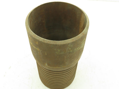 STB50 Barbed Steel Hose Fitting 5" Barb x 5" Beveled Weld End