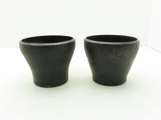 6"x4" Concentric Reducer Butt Weld Pipe Adapter Fitting SCH 40  Lot of 2