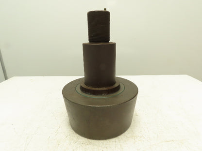 Tapered Track Roller Bearing Cam Follower 9.5"OD 4.5"W 2.5"-12 Threaded Stud
