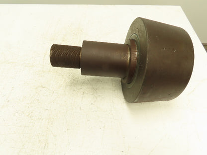 Tapered Track Roller Bearing Cam Follower 9.5"OD 4.5"W 2.5"-12 Threaded Stud