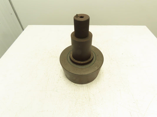 Tapered Track Roller Bearing Cam Follower 9.5"OD 4.5"W 2.5"-12 Threaded Stud