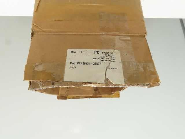 Tapered Track Roller Bearing Cam Follower 6.37" OD 3.5"W 2.5"-12 Threaded Stud