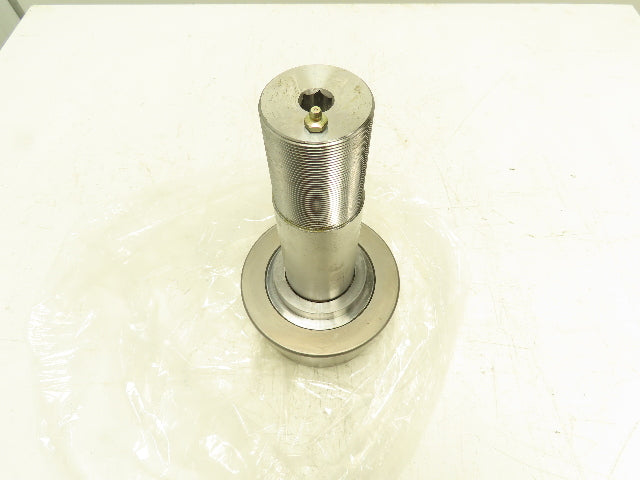 Tapered Track Roller Bearing Cam Follower 6.37" OD 3.5"W 2.5"-12 Threaded Stud