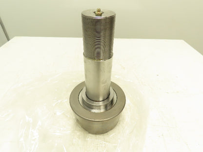 Tapered Track Roller Bearing Cam Follower 6.37" OD 3.5"W 2.5"-12 Threaded Stud
