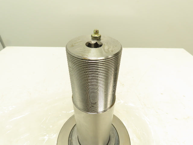 Tapered Track Roller Bearing Cam Follower 6.37" OD 3.5"W 2.5"-12 Threaded Stud
