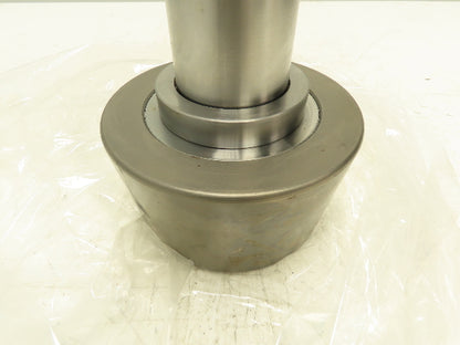 Tapered Track Roller Bearing Cam Follower 6.37" OD 3.5"W 2.5"-12 Threaded Stud