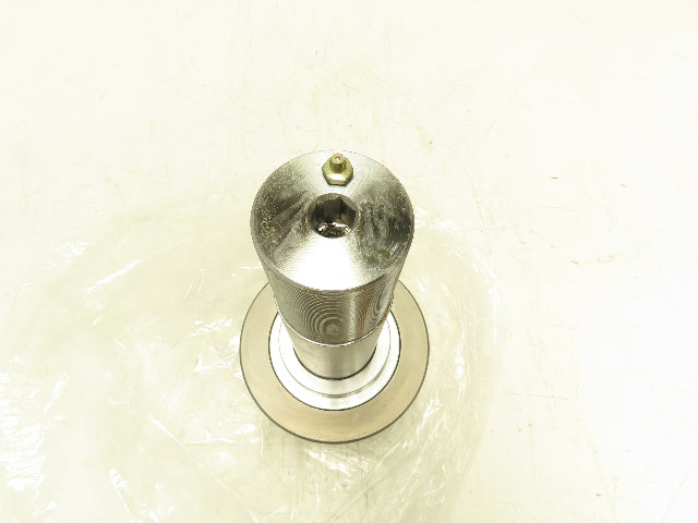 Tapered Track Roller Bearing Cam Follower 6.37" OD 3.5"W 2.5"-12 Threaded Stud