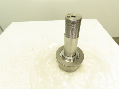 Tapered Track Roller Bearing Cam Follower 6.37" OD 3.5"W 2.5"-12 Threaded Stud