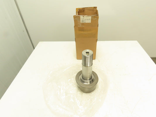 Tapered Track Roller Bearing Cam Follower 6.37" OD 3.5"W 2.5"-12 Threaded Stud