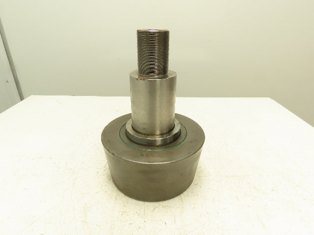Tapered Track Roller Bearing Cam Follower 9.5"OD 4.5"W 2.5"-12 Threaded Stud