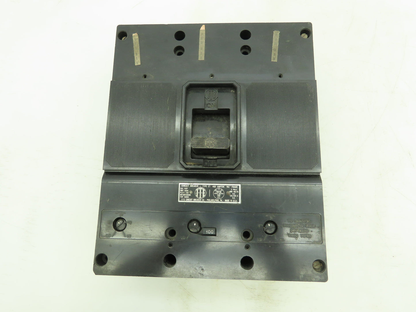 ITE ET Circuit Breaker 300A 600V JKL Frame