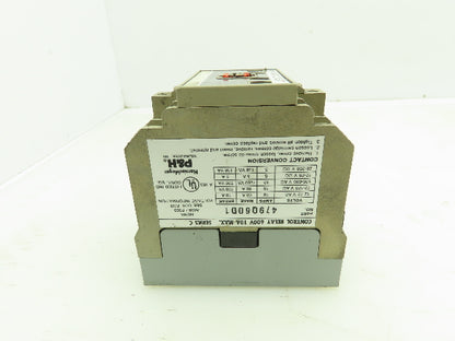 P&H Harnischfeger 479Q60D1 Control Relay 120V Coil 2 Contact Blocks
