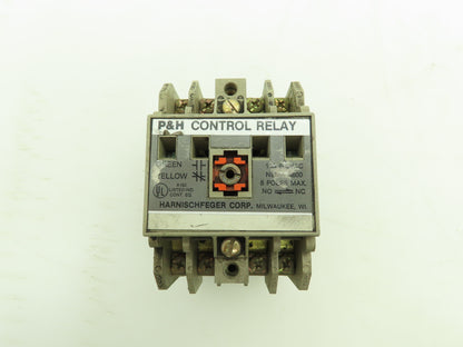 P&H Harnischfeger 479Q60D1 Control Relay 120V Coil 2 Contact Blocks