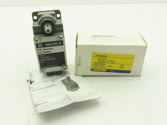 Square D L300WNS2M26 Limit Switch 600V 12A Type L 1/2" NPT Connection Type