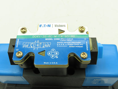 Vickers DG5V-8-S-2C-M-FW-B-10 Directional Control Solenoid Valve 120V DG4V-3S-6C